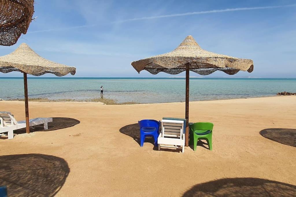 Casablanca Beach Direct Sea View Tow Bedroom Apartment 洪加達 外观 照片